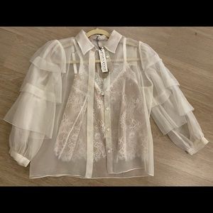 Alice and Olivia Mary Alice blouse